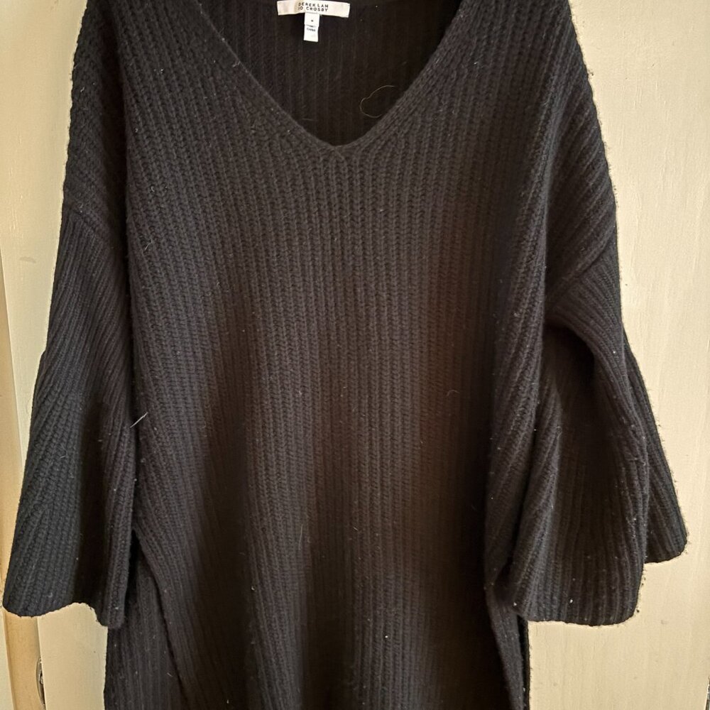 Wool V-neck Pullover (M) by designer Derek Lam